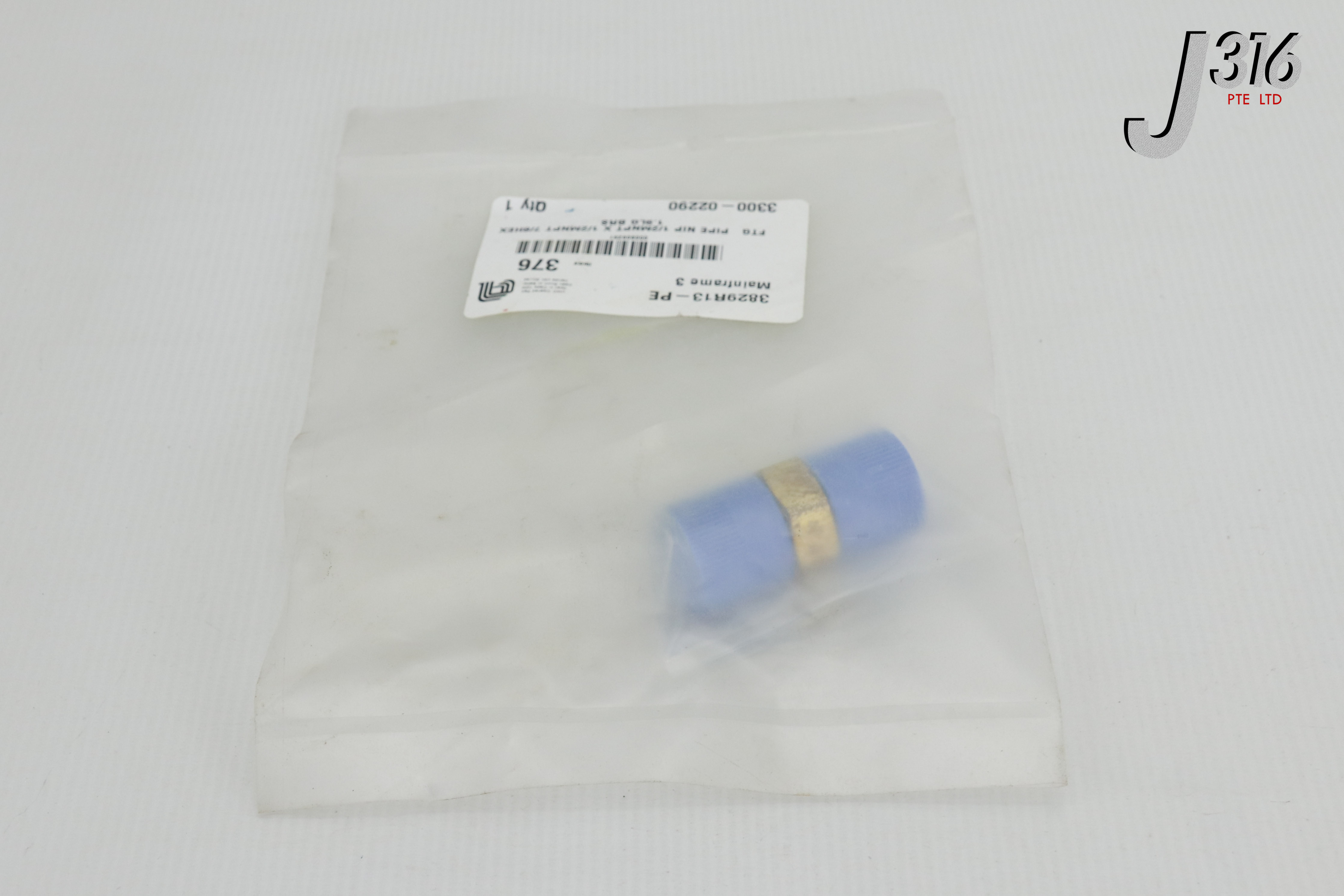 m 24691 APPLIED MATERIALS FTG PIPE NIP 1/2MNPT X 1/2MNPT 7/8HEX (NEW